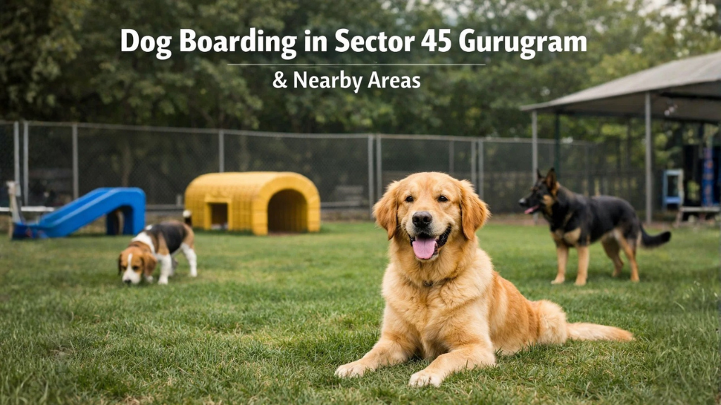 Dog Boarding in Sector 45 Gurugram and nearby areas